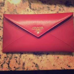 Prada envelope wallet